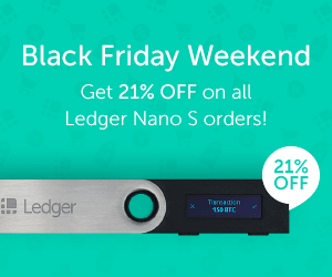 Ledger Nano S 21% de descuento Black Friday
